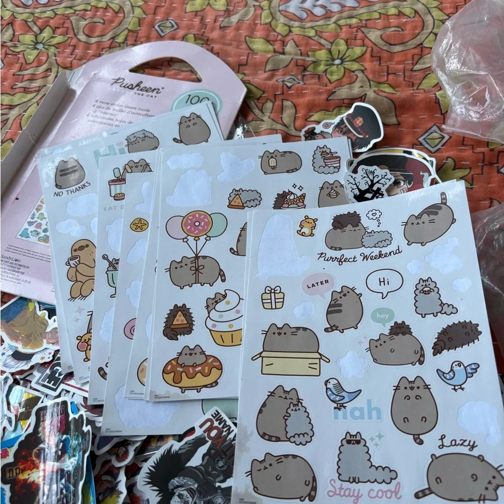 Huge Lot of Anime and Other Stickers